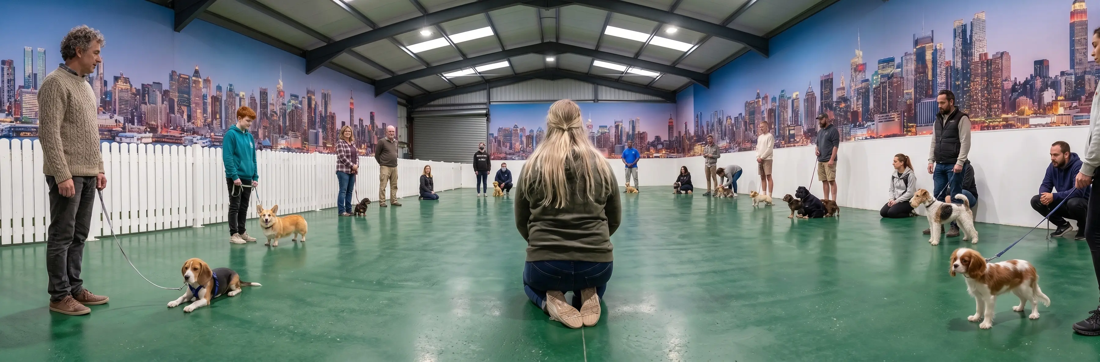 Puppy Preschool class at Central Bark in Parnell