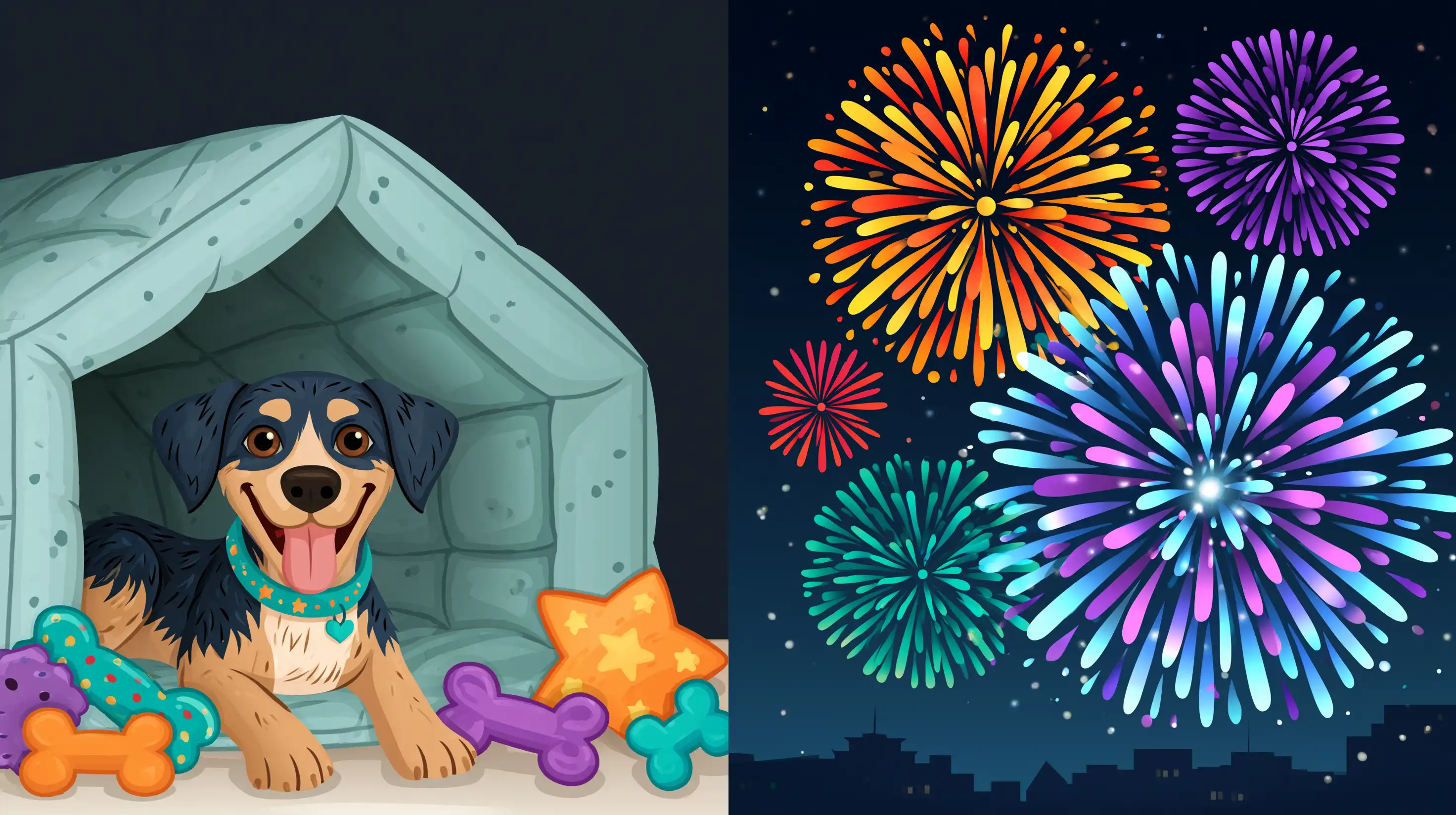 The Pets in the City Ultimate Guide: How to Keep Your Dog Safe (and Sane!) During Fireworks